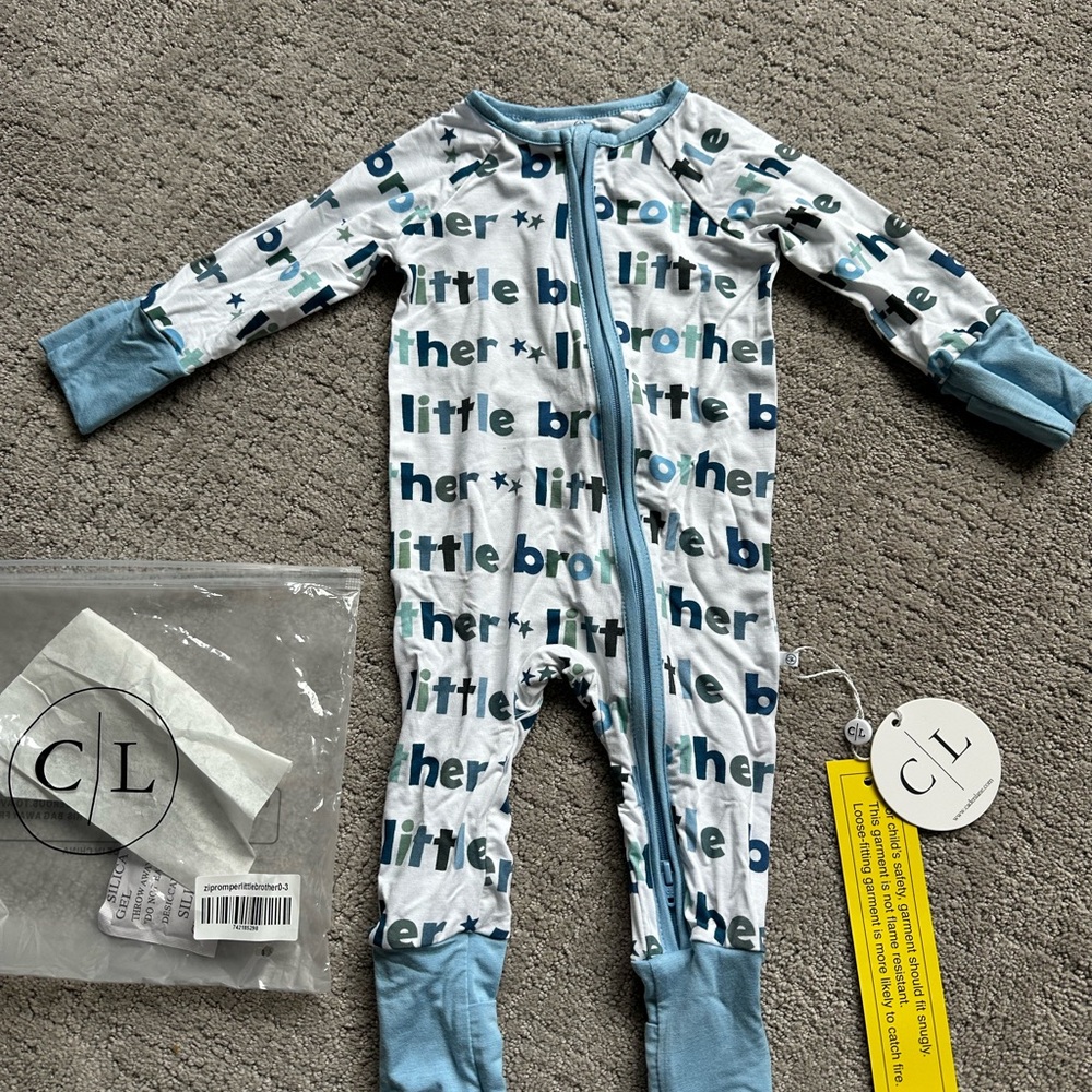 Caden Lane Little Brother Footie - NWT